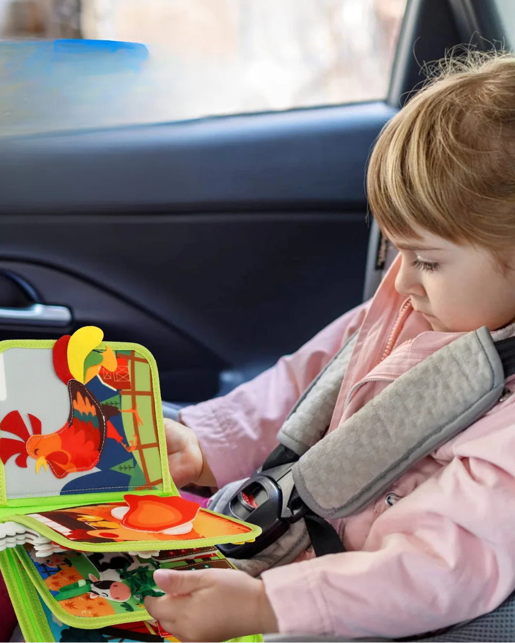 Livre d'histoires Montessori éducatif sur la ferme